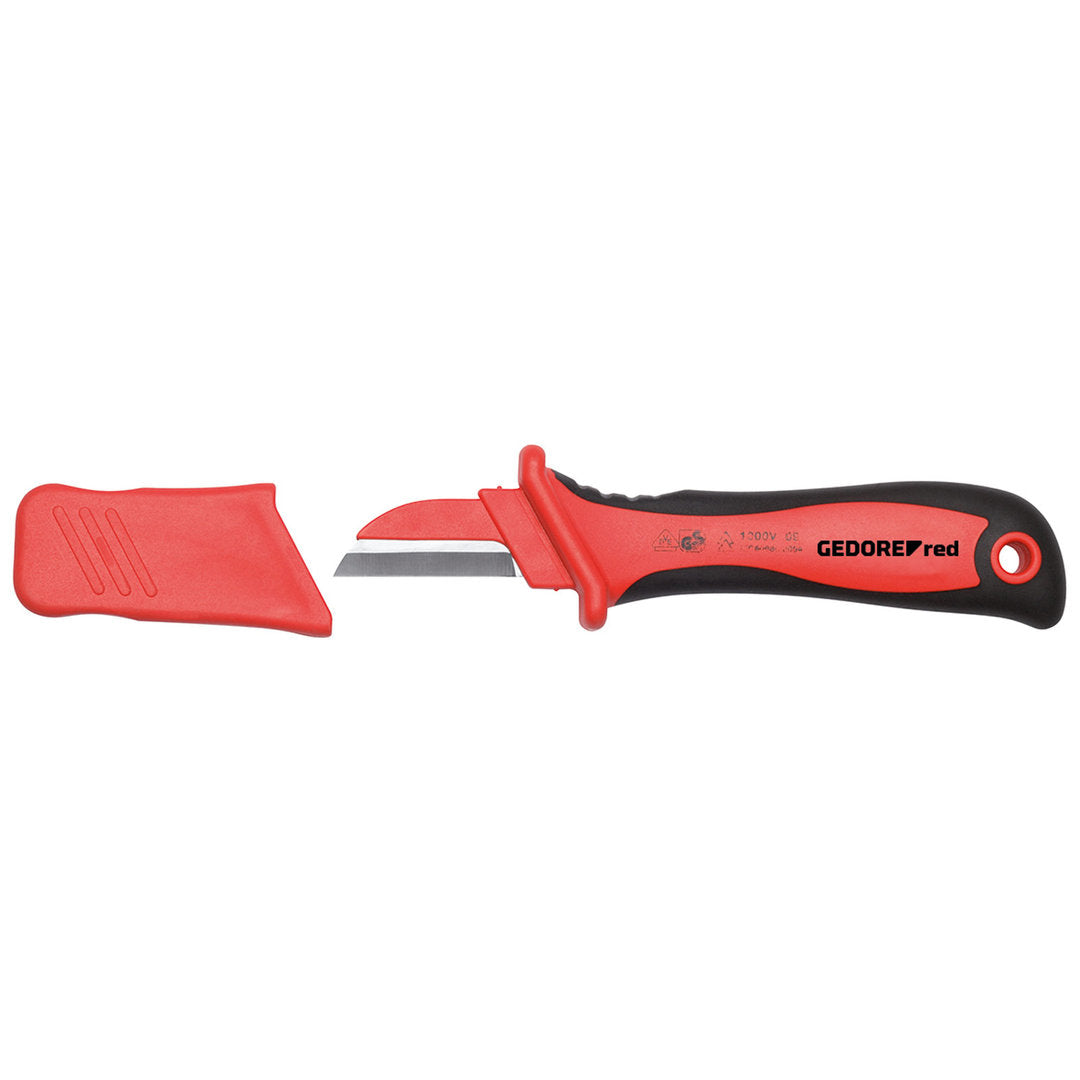 GEDORE red R93220028 - Couteau coupe-câbles VDE, lame L=185 mm