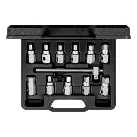 GEDORE red R15553004 - Jeu de clés pour vidange d'huile, poignée coulissante 3/8", 12 pièces