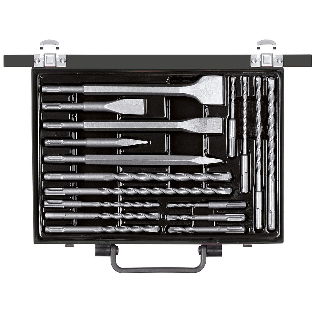 GEDORE red R93550017 - Coffret de 17 pièces comprenant des forets et des burins SDS-PLUS.