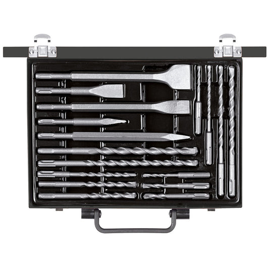 GEDORE red R93550017 - Coffret de 17 pièces comprenant des forets et des burins SDS-PLUS.