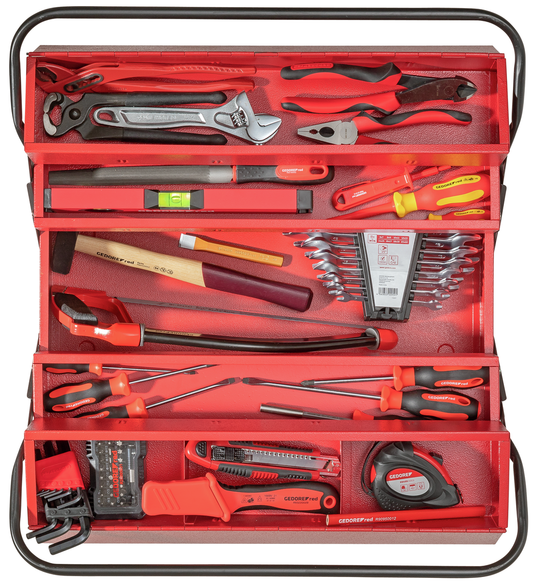 GEDORE red R21600072 - Boîte à outils avec jeu BASIC, 72 pièces