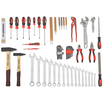 GEDORE red R21650059 - Jeu d'outils ALLROUND avec coffret à outils, 59 pièces