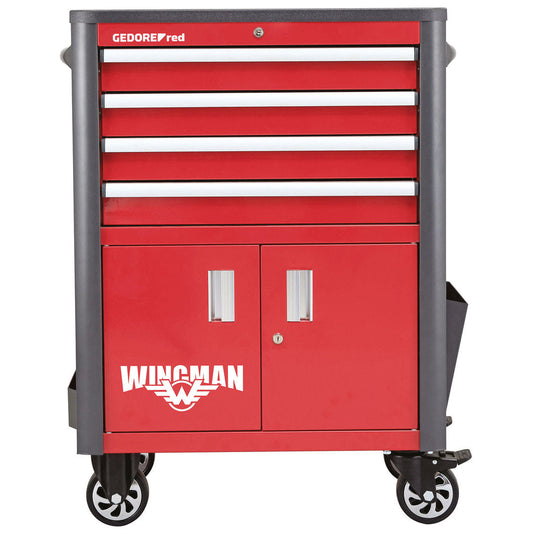 GEDORE red R20200004 - Chariot d'atelier WINGMAN, avec 4 tiroirs 1034x724x470 mm