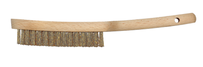 GEDORE red R93700043 - Brosse métallique, 3 rangées, L=290 mm, manche en bois
