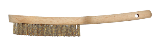 GEDORE red R93700043 - Brosse métallique, 3 rangées, L=290 mm, manche en bois
