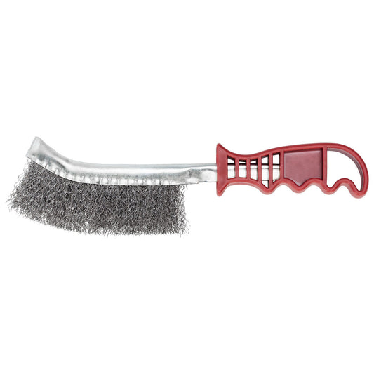 GEDORE red R93710143 - Brosse métallique, 3 rangées, L=250 mm, manche en plastique