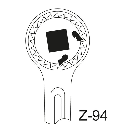 GEDORE 2093 Z - Trinquet d'engranatge de 1/4". (6170670)