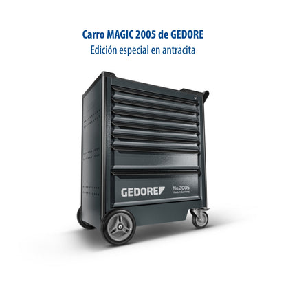 MAGIC 2005 0511-7016 - Carro de herramientas con 7 cajones - edición antracita