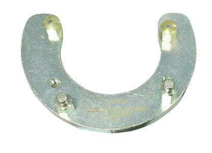KL-0029-121 - Placa de soporte tamaño 2 con tornillos: Placa metálica en forma de U con pernos hexagonales