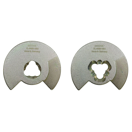 Gedore Automotive KL-0033-16 - Par de placas de presión tamaño 0A
