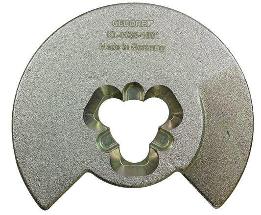GEDORE Automotive KL-0033-1601 - Dimensions de la plaque de pression. 0A avec verrouillage.