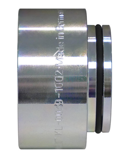 KL-0039-1002 - Adaptador de montaje para tuerca de apriete M20 con junta tórica: Cilindro metálico con grabado láser