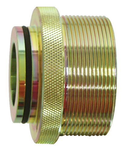 KL-0039-1105 - Adaptador 2 1/4-14UNS a Ø30 con junta tórica: Adaptador roscado metálico con moleteado central