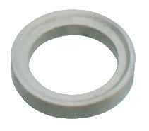 KL-0039-1287 - Anillo de presión Ø87: Anillo circular blanco con perfil biselado y hueco central