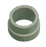 KL-0039-1327 - Anillo de centrado Ø27: Anillo cónico de plástico gris con reborde