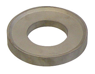 KL-0039-1502 - Anillo de presión Ø93: Anillo metálico circular hueco con acabado plateado en perspectiva