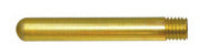 KL-0039-1610 - Perno guía corto 10mm: Varilla metálica dorada con rosca en un extremo