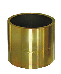 KL-0039-1662 - Manguito de presión/soporte corto Ø62/Ø54: Manguito cilíndrico metálico dorado hueco