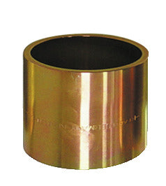 KL-0039-1664 - Manguito de presión/soporte corto Ø64/Ø56: Manguito cilíndrico metálico dorado hueco