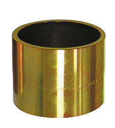 KL-0039-1666 - Manguito de presión/soporte corto Ø66/Ø58: Cilindro hueco metálico dorado con acabado brillante
