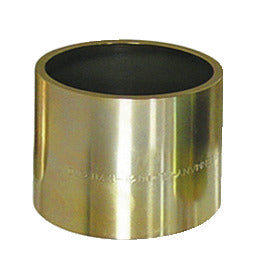 KL-0039-1670 - Manguito de presión/soporte corto Ø70/Ø62: Manguito cilíndrico metálico hueco de color dorado