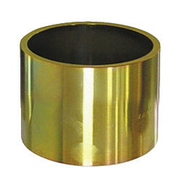 KL-0039-1672 - Manguito de presión/soporte corto Ø72/Ø64: Manguito cilíndrico metálico de superficie lisa dorada