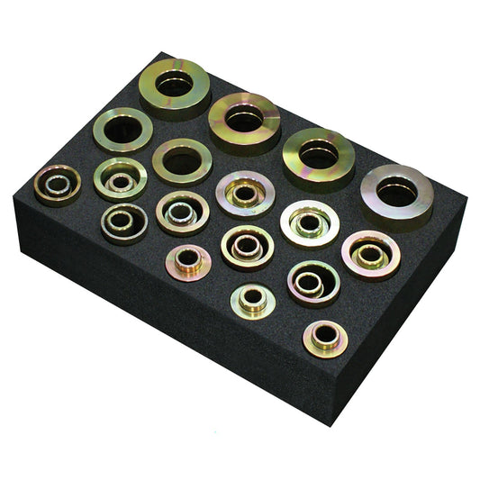 Gedore Automotive KL-0039-170 E - Juego de manguitos de presión/soporte, largos, Ø 30-90mm