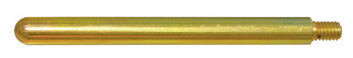 KL-0039-1712 - Pasador guía largo 12 mm: Varilla metálica dorada larga y delgada con extremo roscado