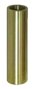 KL-0039-1730 - Manguito de presión/soporte largo Ø30/Ø22: Manguito cilíndrico metálico hueco de superficie lisa color latón