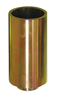 KL-0039-1750 - Manguito de presión/soporte largo Ø50/Ø42: Manguito cilíndrico metálico hueco de latón dorado