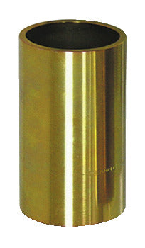 KL-0039-1758 - Manguito de presión/soporte largo Ø58/Ø50: Manguito cilíndrico metálico hueco de color dorado