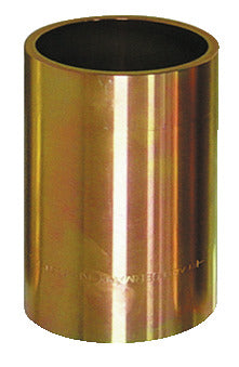 KL-0039-1764 - Manguito de presión/soporte largo Ø64/Ø56: Manguito cilíndrico metálico dorado hueco, superficie brillante