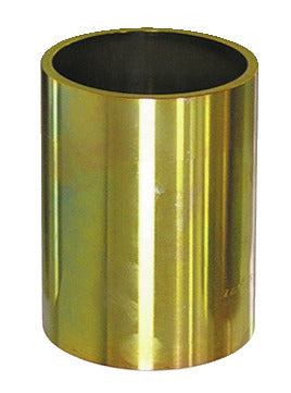 KL-0039-1772 - Manguito de presión/soporte largo Ø72/Ø64: Cilindro hueco metálico de latón dorado, superficie brillante