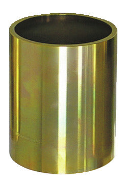 KL-0039-1774 - Manguito de presión/soporte largo Ø74/Ø66: Manguito cilíndrico metálico hueco, acabado dorado brillante