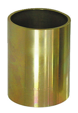 KL-0039-1778 - Manguito de presión/soporte largo Ø78/Ø70: Manguito cilíndrico metálico hueco de color dorado