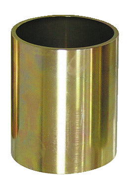 KL-0039-1780 - Manguito de presión/soporte largo Ø80/Ø72: Manguito cilíndrico metálico hueco de acabado dorado