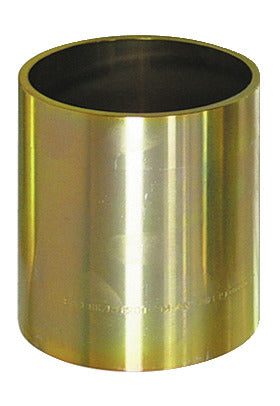 KL-0039-1788 - Manguito de presión/soporte largo Ø88/Ø80: Manguito cilíndrico metálico hueco de acabado dorado