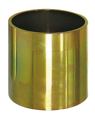 KL-0039-1790 - Manguito de presión/soporte largo Ø90/Ø82: Manguito cilíndrico metálico de color dorado, hueco
