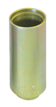 KL-0039-1821 - Manguito de presión/soporte: Manguito cilíndrico metálico hueco de acabado dorado