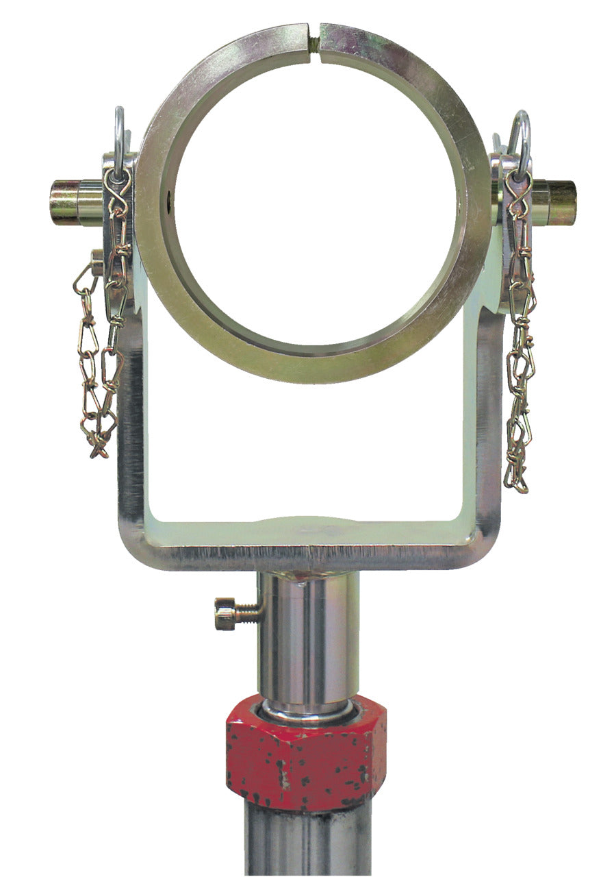 KL-0040-2580 A - Dispositivo de grabación sin anillo de sujeción: Anillo giratorio metálico con soporte y pasadores