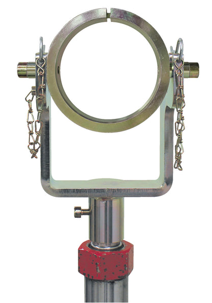 KL-0040-2580 A - Dispositivo de grabación sin anillo de sujeción: Anillo giratorio metálico con soporte y pasadores