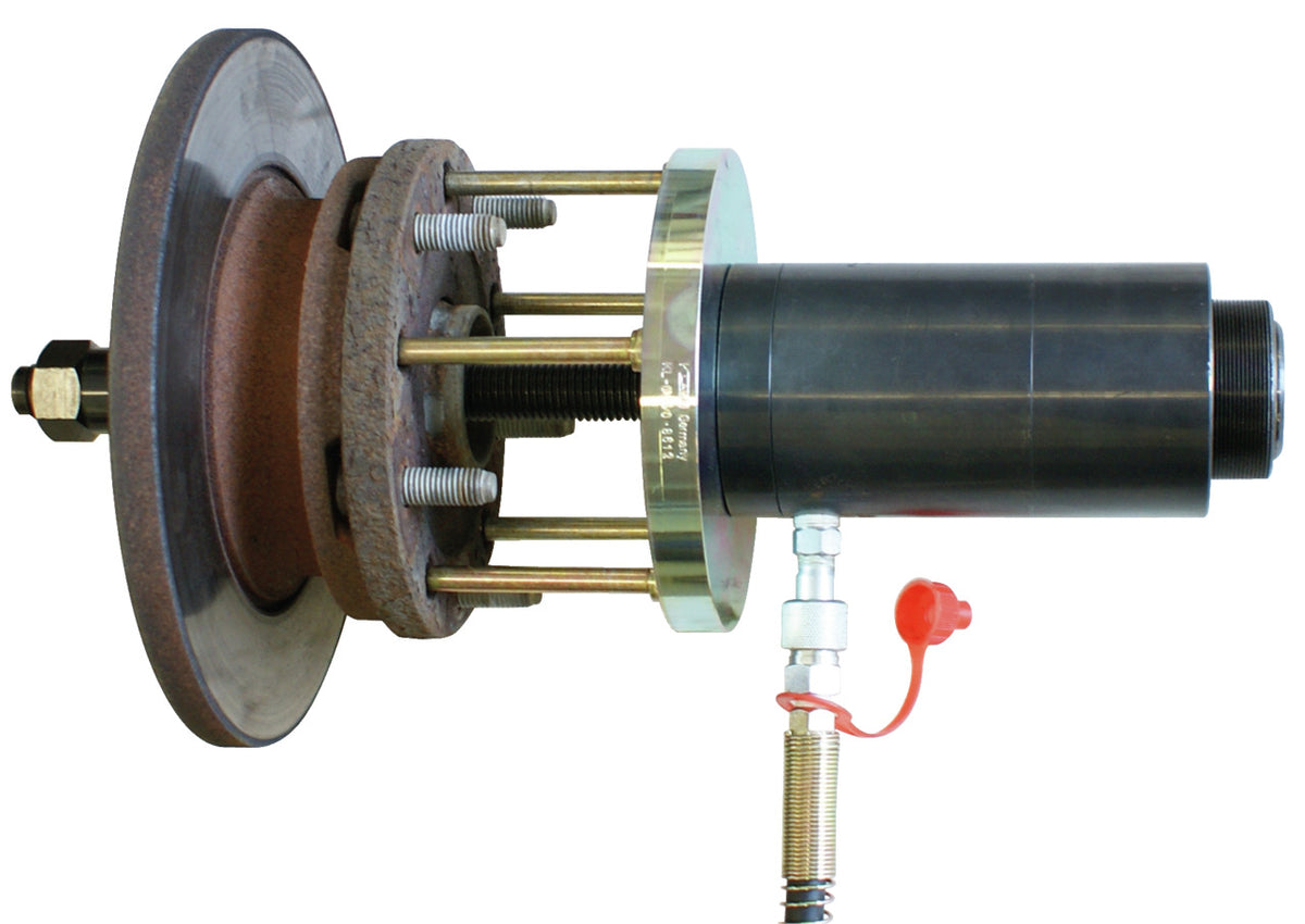 KL-0040-2812-1 - Husillo de tracción/empuje, hidráulico, M24: Extractor hidráulico de cubos con varillas roscadas y manguera