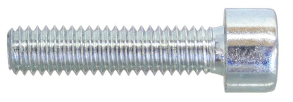 KL-0055-0012 - Tornillo cilíndrico M6 x 25: Tornillo cilíndrico de cabeza hexagonal interior con rosca metálica plateada