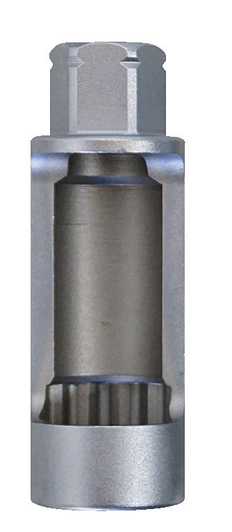 KL-0056-1121 - Inserto de llave de tubo, abierto SW21: Vaso de tubo largo con perfil interior de doce puntas