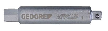 KL-0056-1132 - Soporte para insertos de llave de vaso de 1/4": Adaptador metálico con cuadradillo hexagonal