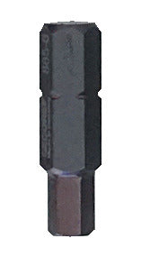 KL-0056-1142 - Punta de destornillador SW6: Punta de destornillador corta con vástago hexagonal negro