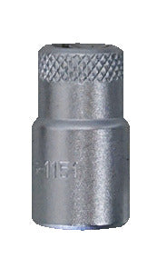KL-0056-1151 - Inserto enchufable, 2 filos, 6 mm: Inserto cilíndrico metálico con extremo moleteado y marcado grabado