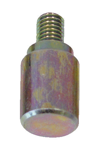 KL-0069-6002 - Pieza de centrado Ø25: Perno cilíndrico metálico con rosca en un extremo, acabado dorado iridiscente