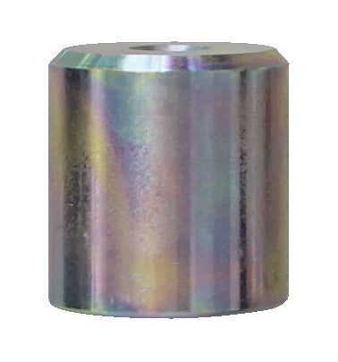 KL-0069-7008 - Casquillo de centrado Ø25: Casquillo cilíndrico metálico hueco con acabado iridiscente