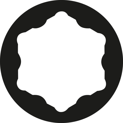 Perfil de boca dodecagonal para tuercas especiales
